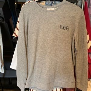 Crew sweatshirt, grey LEE brand
